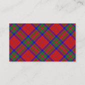 Scottish Clan MacGillivray Tartan Pset Visitekaartje (Achterkant)