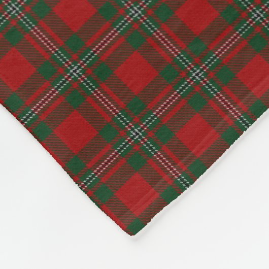 Scottish Clan MacGregor Gregor Classic Tartan Fleece Deken (Hoek)