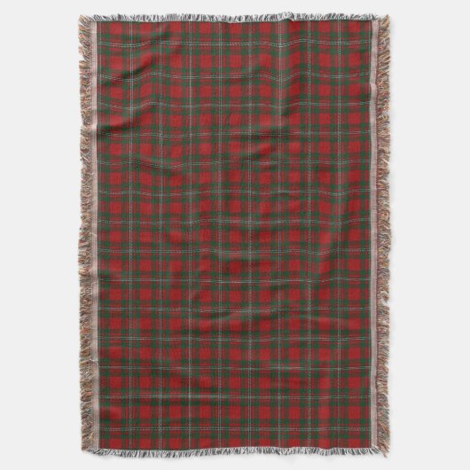 Scottish Clan MacGregor Gregor Tartan Deken (Voorkant Verticaal)