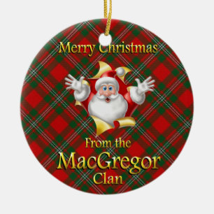 Scottish Clan MacGregor kerstversiering Keramisch Ornament
