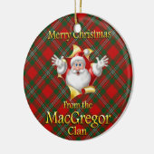 Scottish Clan MacGregor kerstversiering Keramisch Ornament (Links)