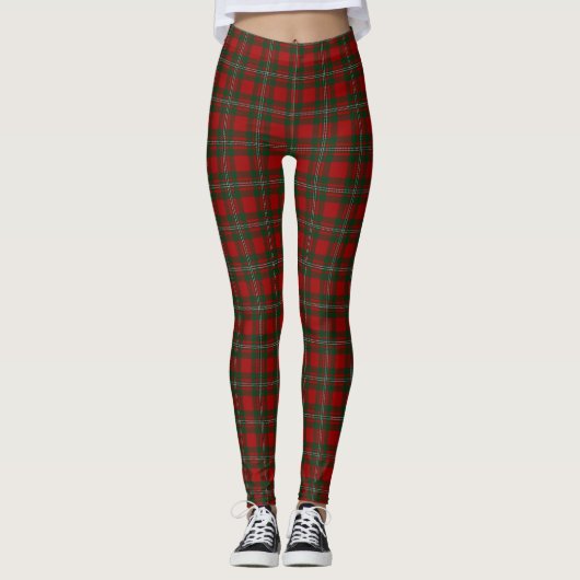 Scottish Clan MacGregor Tartan Leggings (Voorkant)