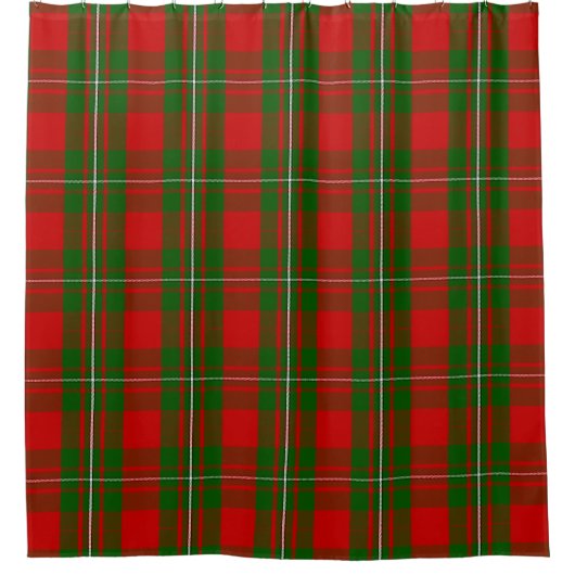 Scottish Clan MacGregor Tartan Pset Douchegordijn (Voorkant)