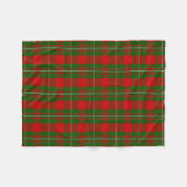 Scottish Clan MacGregor Tartan Pset Fleece Deken (Voorkant (Horizontaal))