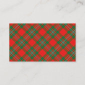 Scottish Clan MacGregor Tartan Pset Visitekaartje (Achterkant)
