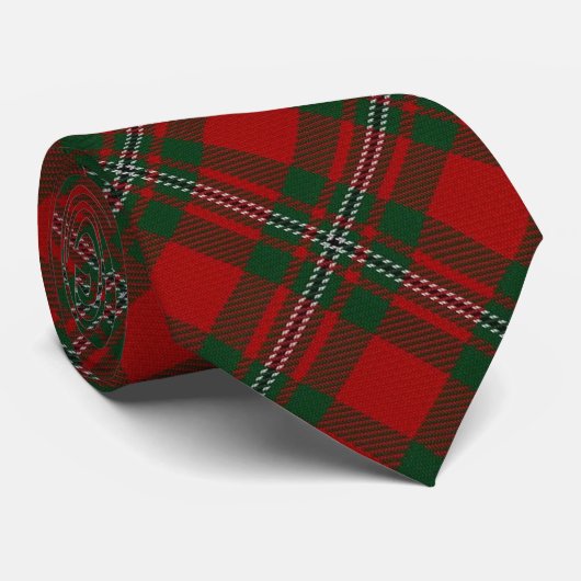 Scottish Clan MacGregor Tartan Stropdas (Opgerold)