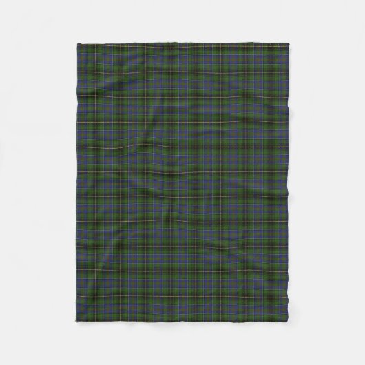 Scottish Clan MacInnes Classic Tartan Fleece Deken (Voorkant)