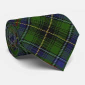 Scottish Clan MacInnes Letter M Monogram Tartan Stropdas (Opgerold)