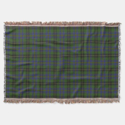 Scottish Clan MacInnes Tartan Deken (Voorkant)