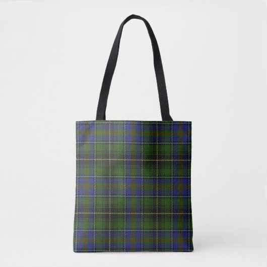 Scottish Clan MacInnes Tartan Pset Tote Bag (Voorkant)