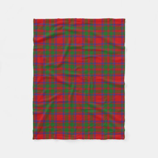 Scottish Clan MacIntosh Tartan Pset Fleece Deken (Voorkant)