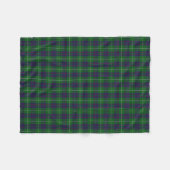Scottish Clan MacIntyre Classic Tartan Fleece Deken (Voorkant (Horizontaal))