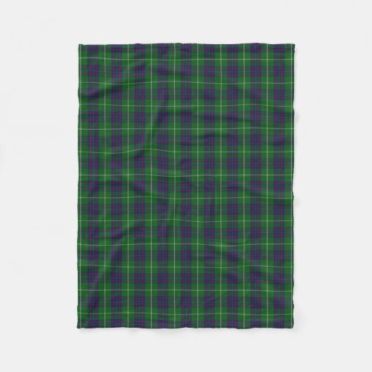 Scottish Clan MacIntyre Classic Tartan Fleece Deken (Voorkant)