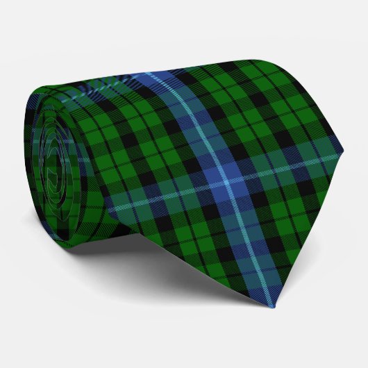 Scottish Clan MacIntyre Tartan Pset Stropdas (Opgerold)