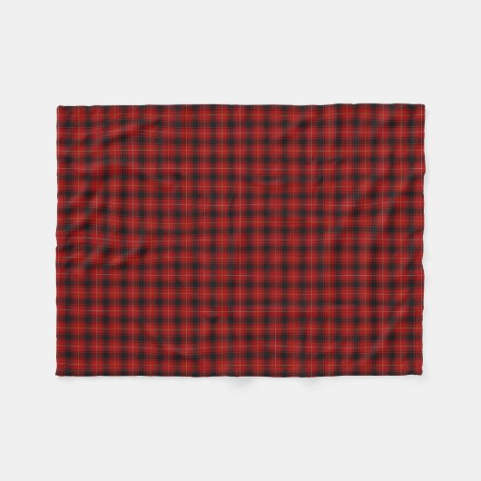 Scottish Clan MacIver Classic Tartan Fleece Deken (Voorkant (Horizontaal))