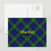 Scottish Clan MacKay Briefkaart (Voorkant / Achterkant)