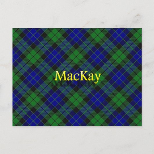 Scottish Clan MacKay Briefkaart (Voorkant)