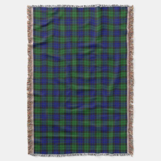 Scottish Clan MacKay Tartan Deken (Voorkant Verticaal)