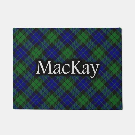 Scottish Clan MacKay Tartan Deurmat (Voorkant)