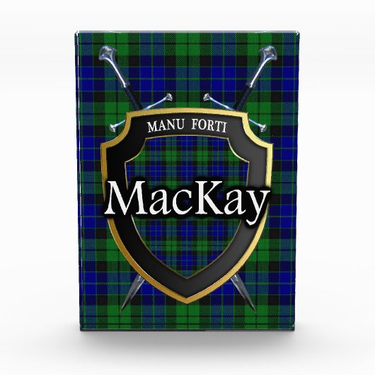 Scottish Clan MacKay Tartan Fotoblokken (Voorkant)