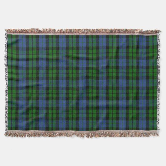 Scottish Clan MacKay Tartan Pset Deken (Voorkant)