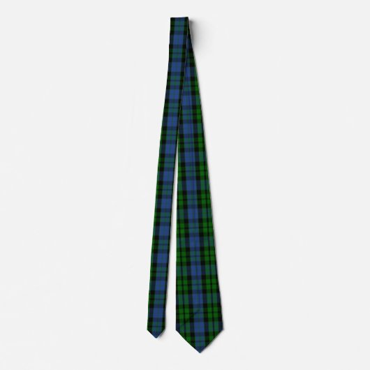 Scottish Clan MacKay Tartan Pset Stropdas (Achterkant)