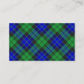 Scottish Clan MacKay Tartan Pset Visitekaartje (Achterkant)