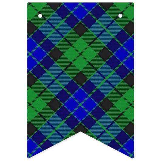 Scottish Clan MacKay Tartan Vlaggetjes (Eerste vlag)