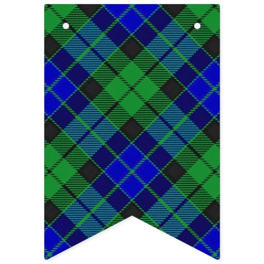 Scottish Clan MacKay Tartan Vlaggetjes (Derde vlag)