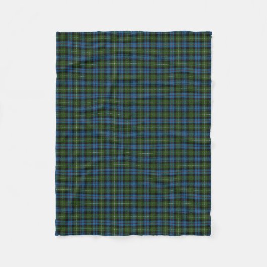 Scottish Clan MacKenzie Classic Tartan Fleece Deken (Voorkant)