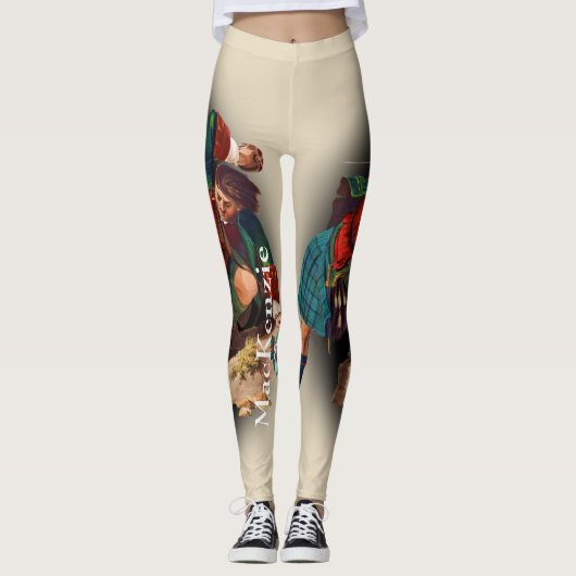 Scottish Clan MacKenzie door R. R. McIan Leggings (Voorkant)