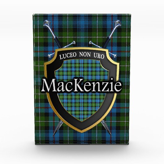 Scottish Clan MacKenzie Tartan Fotoblokken (Voorkant)