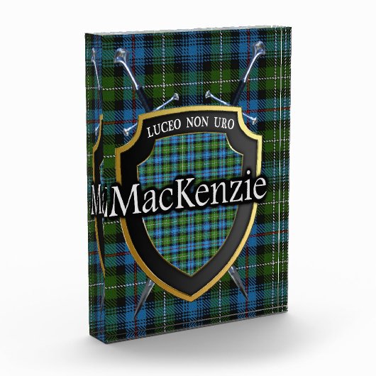 Scottish Clan MacKenzie Tartan Fotoblokken (Links)