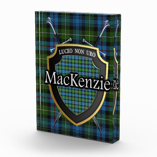Scottish Clan MacKenzie Tartan Fotoblokken (Rechts)