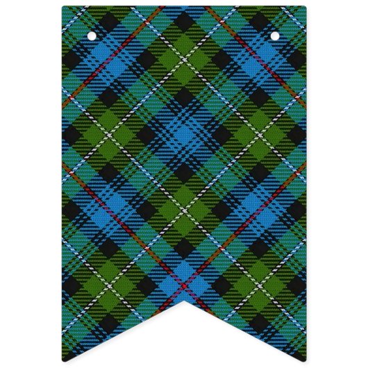 Scottish Clan MacKenzie Tartan Vlaggetjes (Tweede vlag)