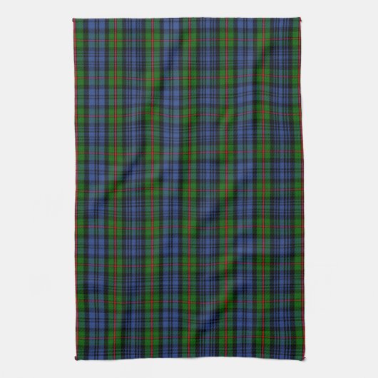 Scottish Clan MacKinlay Tartan Pset Theedoek (Verticaal)