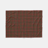 Scottish Clan MacKinnon Classic Tartan Fleece Deken (Voorkant (Horizontaal))