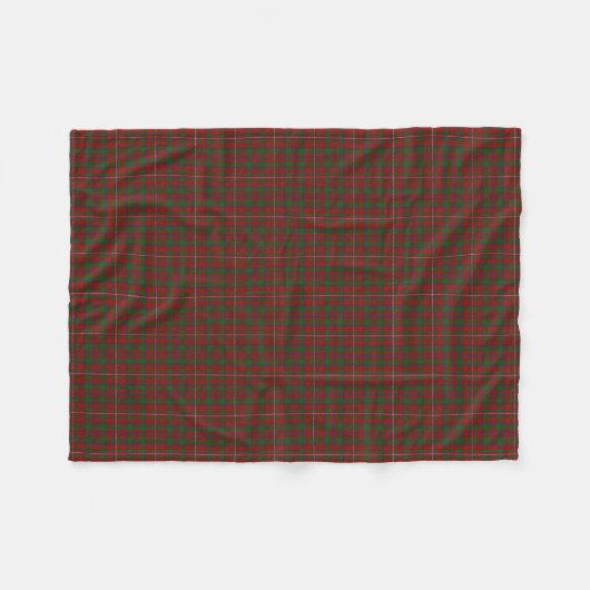 Scottish Clan MacKinnon Classic Tartan Fleece Deken (Voorkant (Horizontaal))