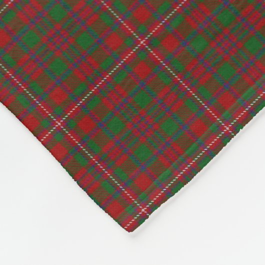 Scottish Clan MacKinnon Classic Tartan Fleece Deken (Hoek)