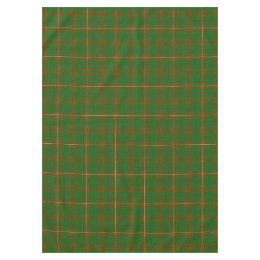Scottish Clan MacKinnon Hunting Tartan Pset Tafelkleed (Voorkant)