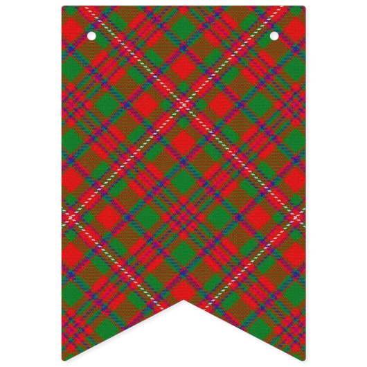 Scottish Clan MacKinnon Tartan Vlaggetjes (Tweede vlag)