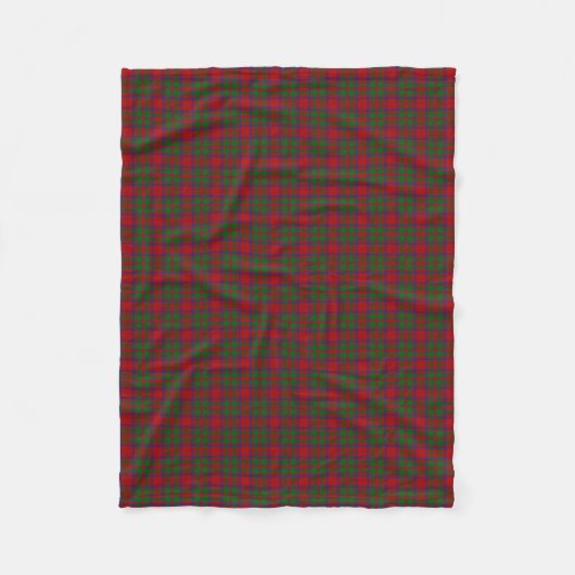 Scottish Clan MacKintosh MacIntosh Classic Tartan Fleece Deken (Voorkant)