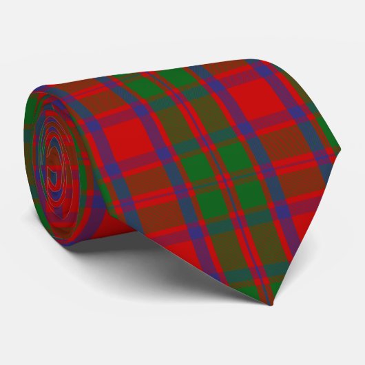 Scottish Clan MacKintosh Tartan Pset Stropdas (Opgerold)
