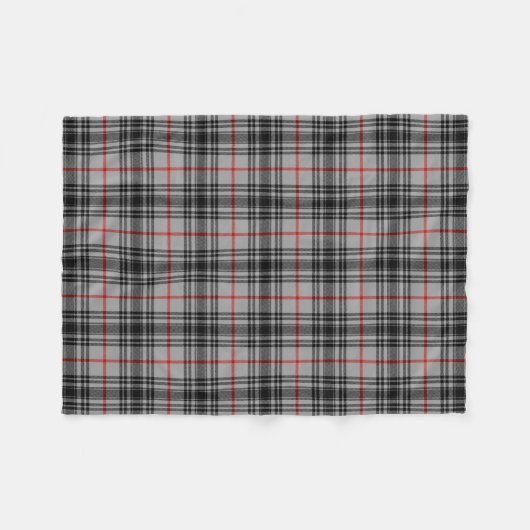 Scottish Clan MacKnight Tartan Pset Fleece Deken (Voorkant (Horizontaal))