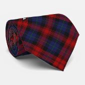 Scottish Clan MacLachlan M Monogram Tartan Stropdas (Opgerold)