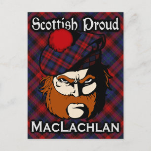 Scottish Clan MacLachlan Tartan Briefkaart