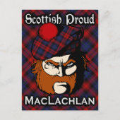 Scottish Clan MacLachlan Tartan Briefkaart (Voorkant)