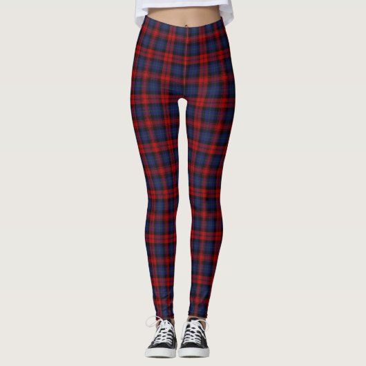 Scottish Clan MacLachlan Tartan Leggings (Voorkant)