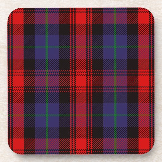 Scottish Clan MacLachlan Tartan Pset Bier Onderzetter (Voorkant)