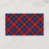 Scottish Clan MacLachlan Tartan Pset Visitekaartje (Achterkant)